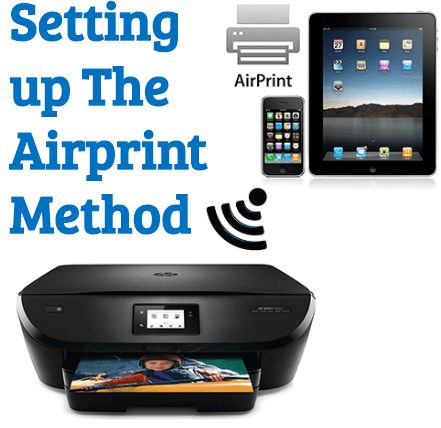 connect air printer to iphone