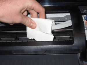 paper stuck in canon printer mg2520