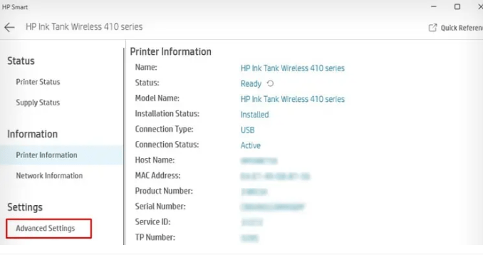 HP Ink Tank Wireless 410 Software and Driver Downloads